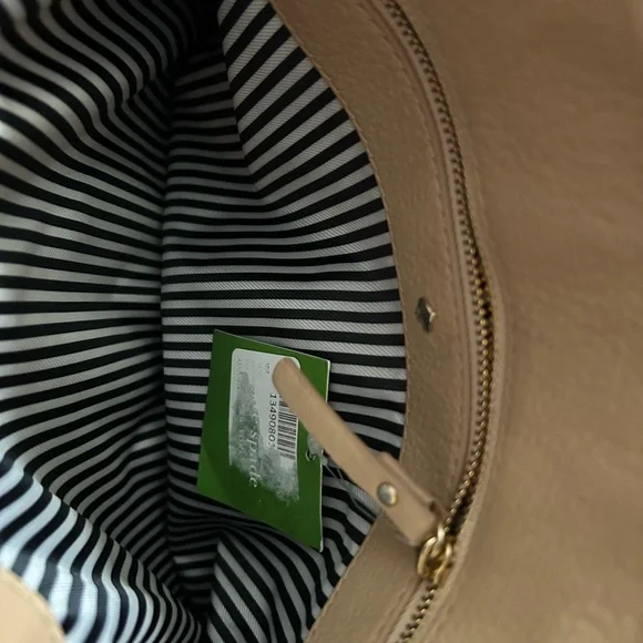 Kate Spade Beige Leather Tote Bag - Picture 4 of 10